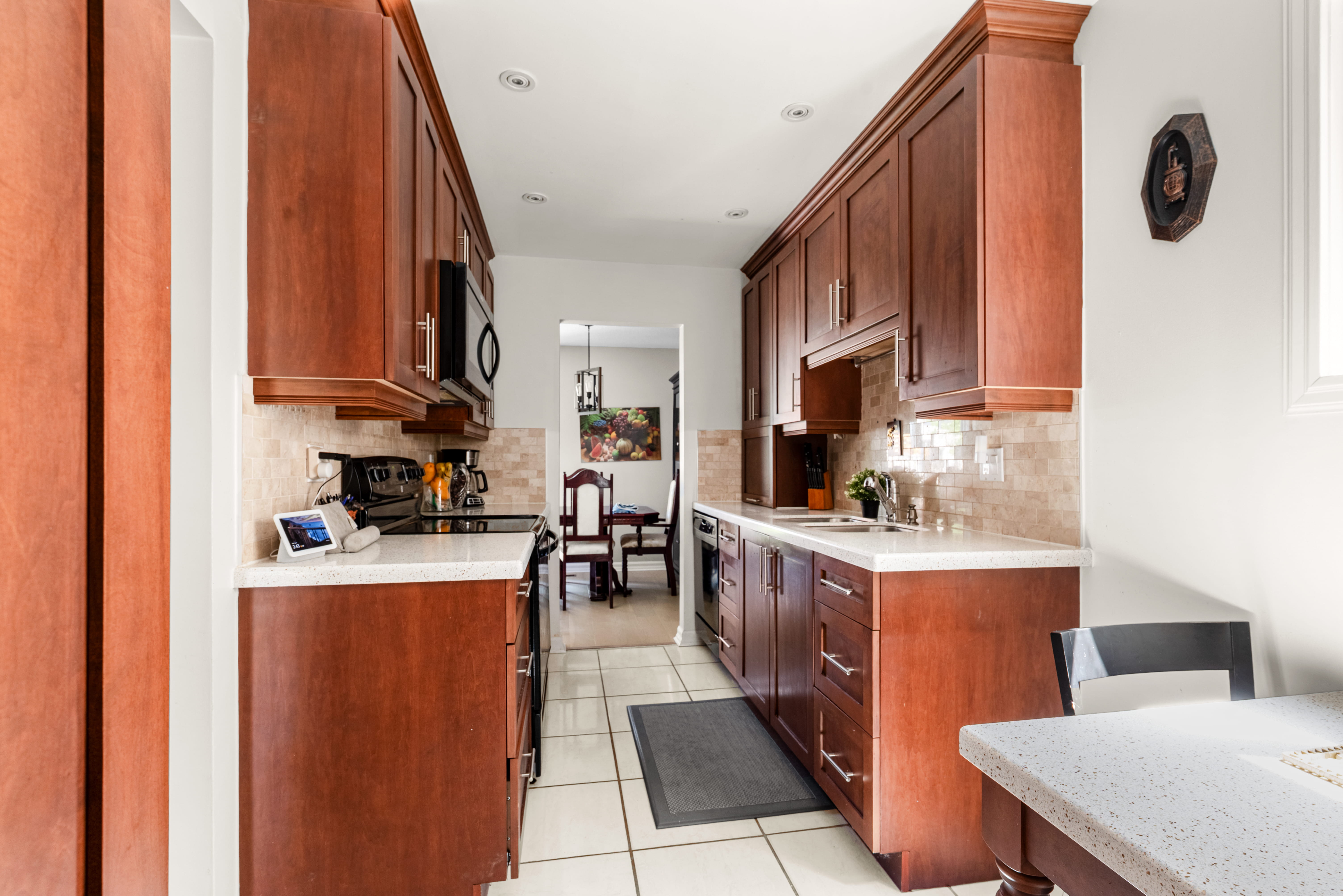 Kitchen wide angle view